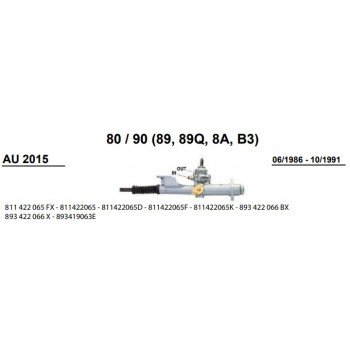 IDROGUIDA AUDI 80 / 90 (89, 89Q, 8A, B3) 06/1986 - 10/1991 (REVISIONATA) AU2015